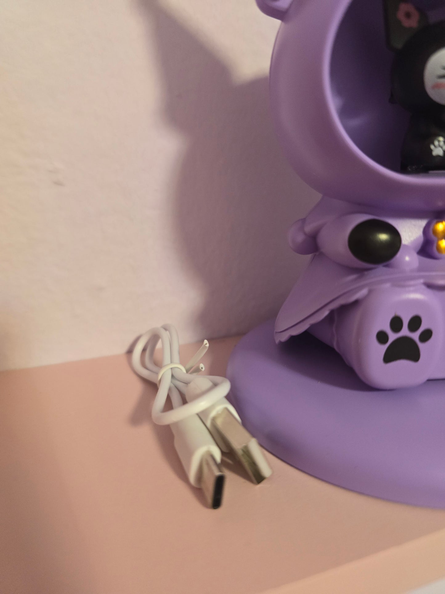 Kuromi kawaii LED lamp