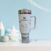 Hello Kitty pink bow quencher tumbler cup new in box laser engraved