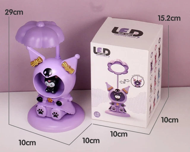 Kuromi kawaii LED lamp