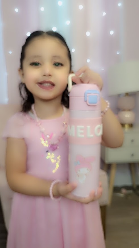 Melody Stainless Steel Insulated Water Bottle 400ml - Pink