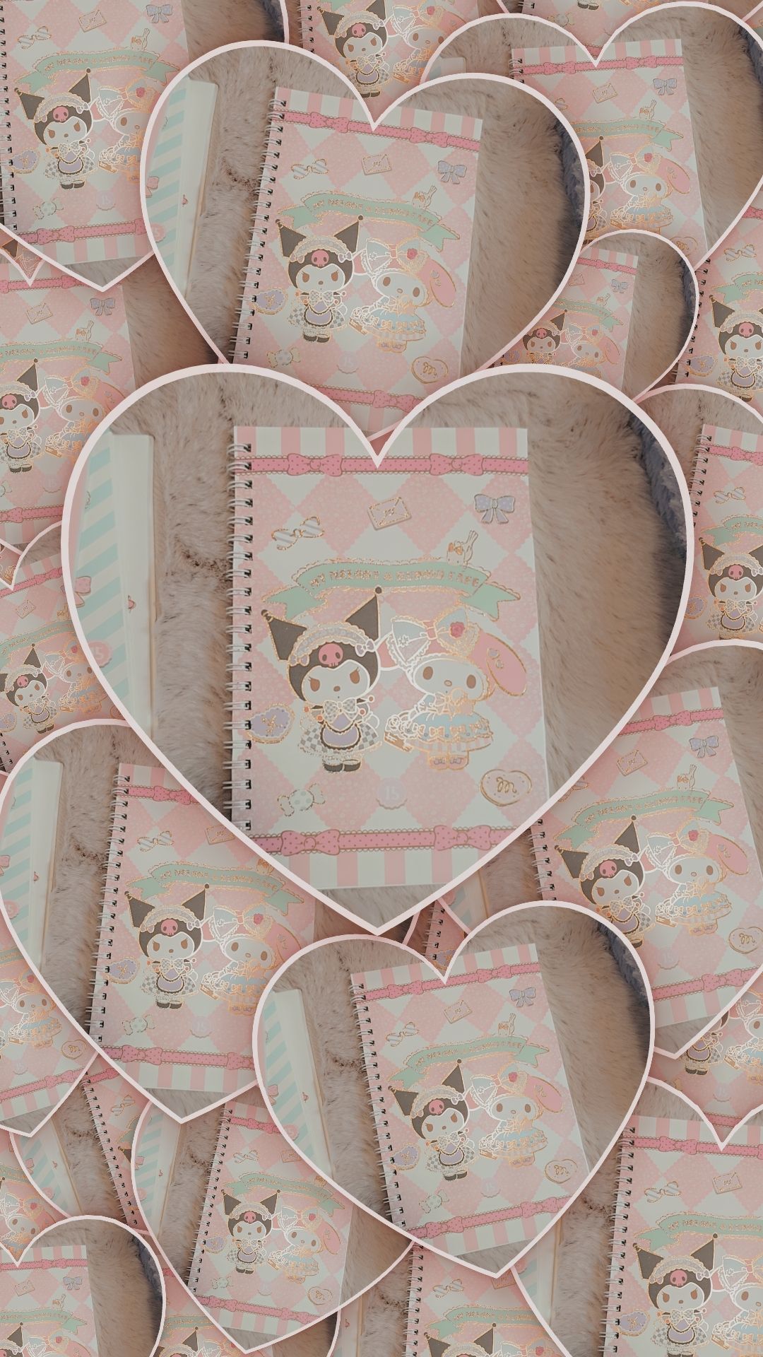 4 Sanrio Character-Themed Spiral Notebooks Collection"
