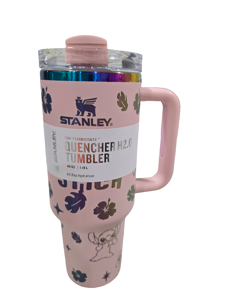 Stitch stanley basket with stuff