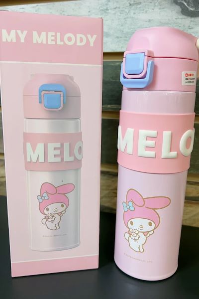 Melody Stainless Steel Insulated Water Bottle 400ml - Pink
