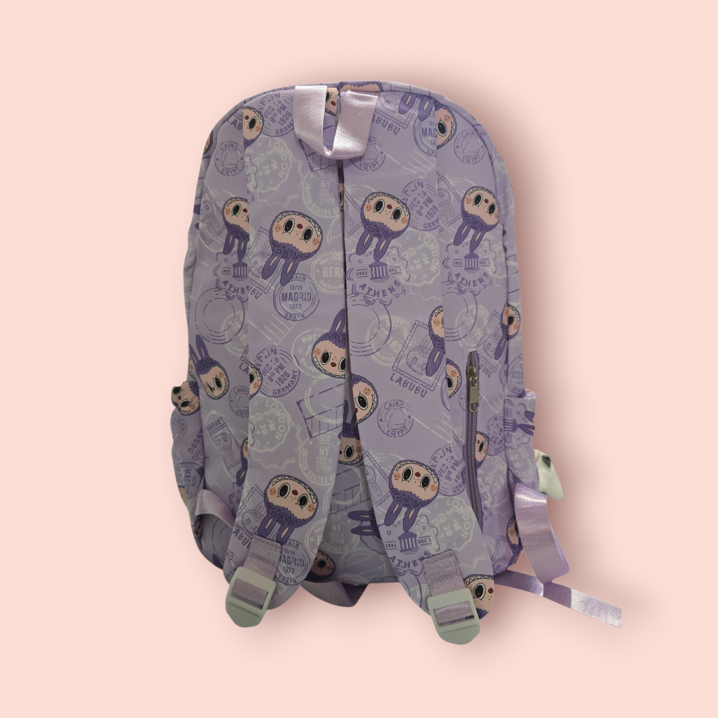 Large capacity labubu cartoon backpack lightweight students' schoolbags