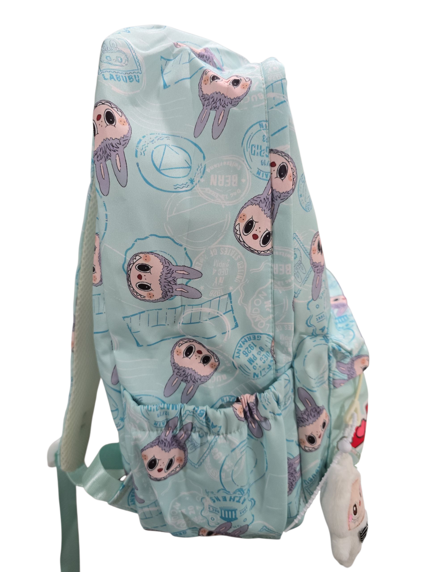 Large capacity labubu cartoon backpack lightweight students' schoolbags