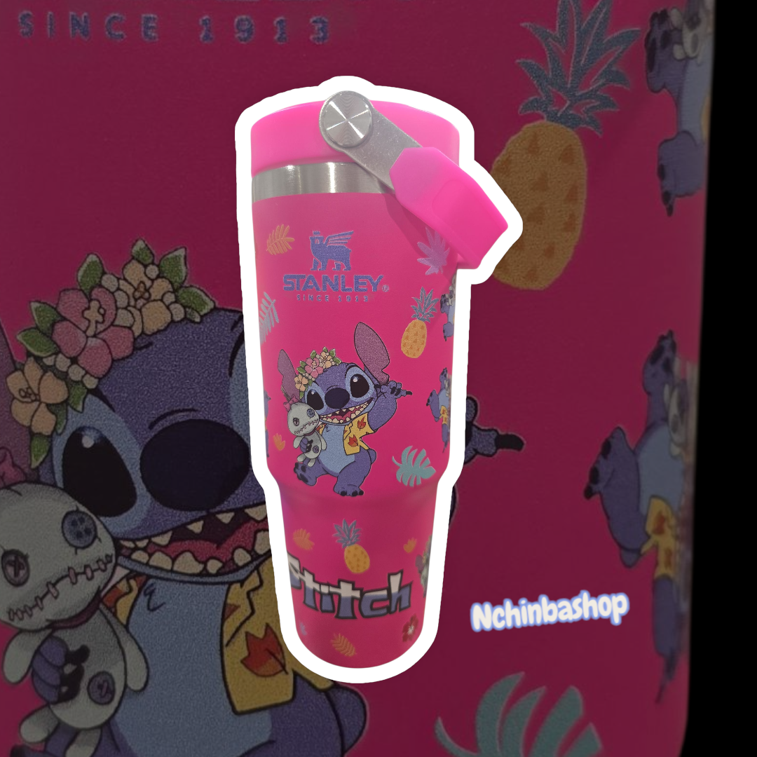 Stitch tumbler cup water 30oz