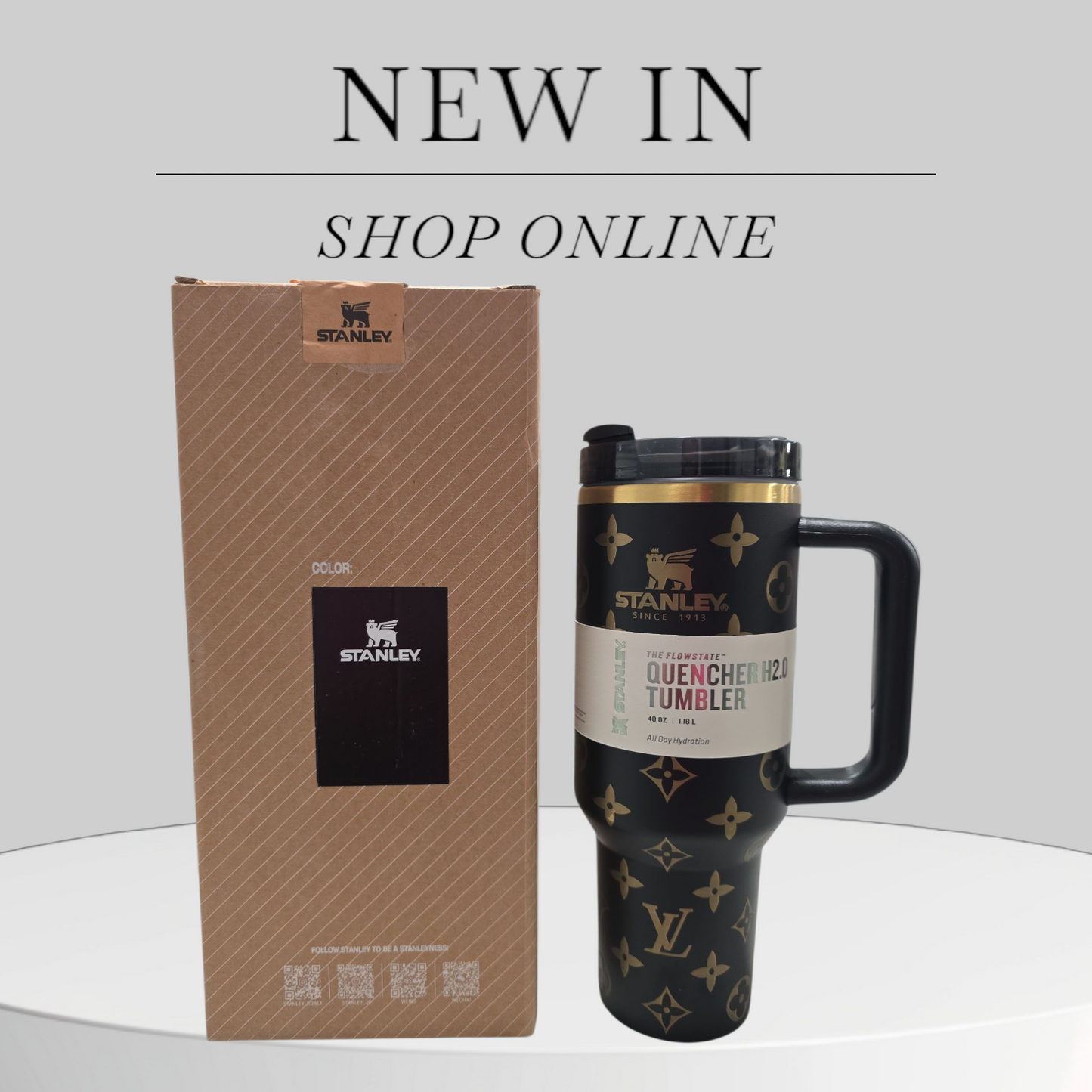 LV tumbler cup 40oz new in box