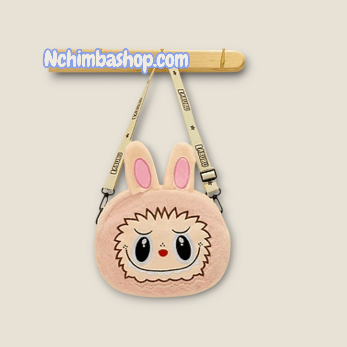 Labubu plush bunny purse shoulder bag