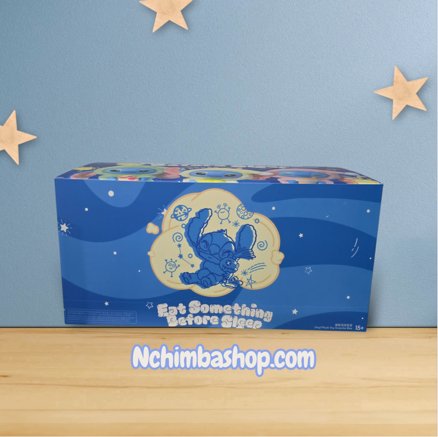 Miniso Stitch Eat Something Before Sleep Series Vinyl Figure Confirmed Blind Box