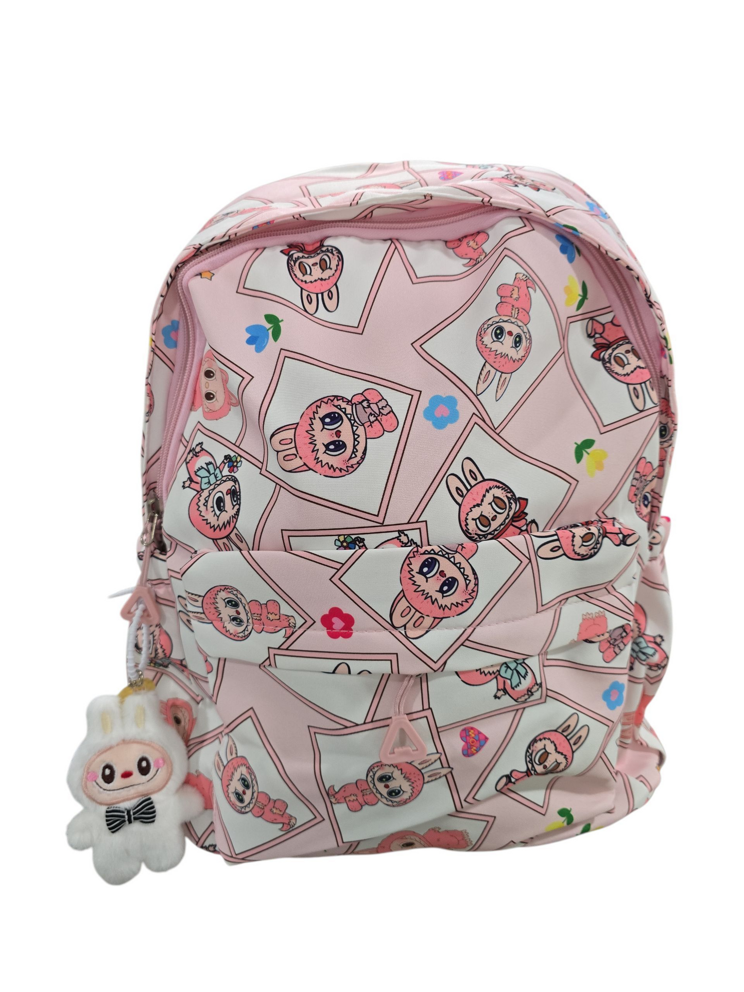 Large capacity labubu cartoon backpack lightweight students' schoolbags