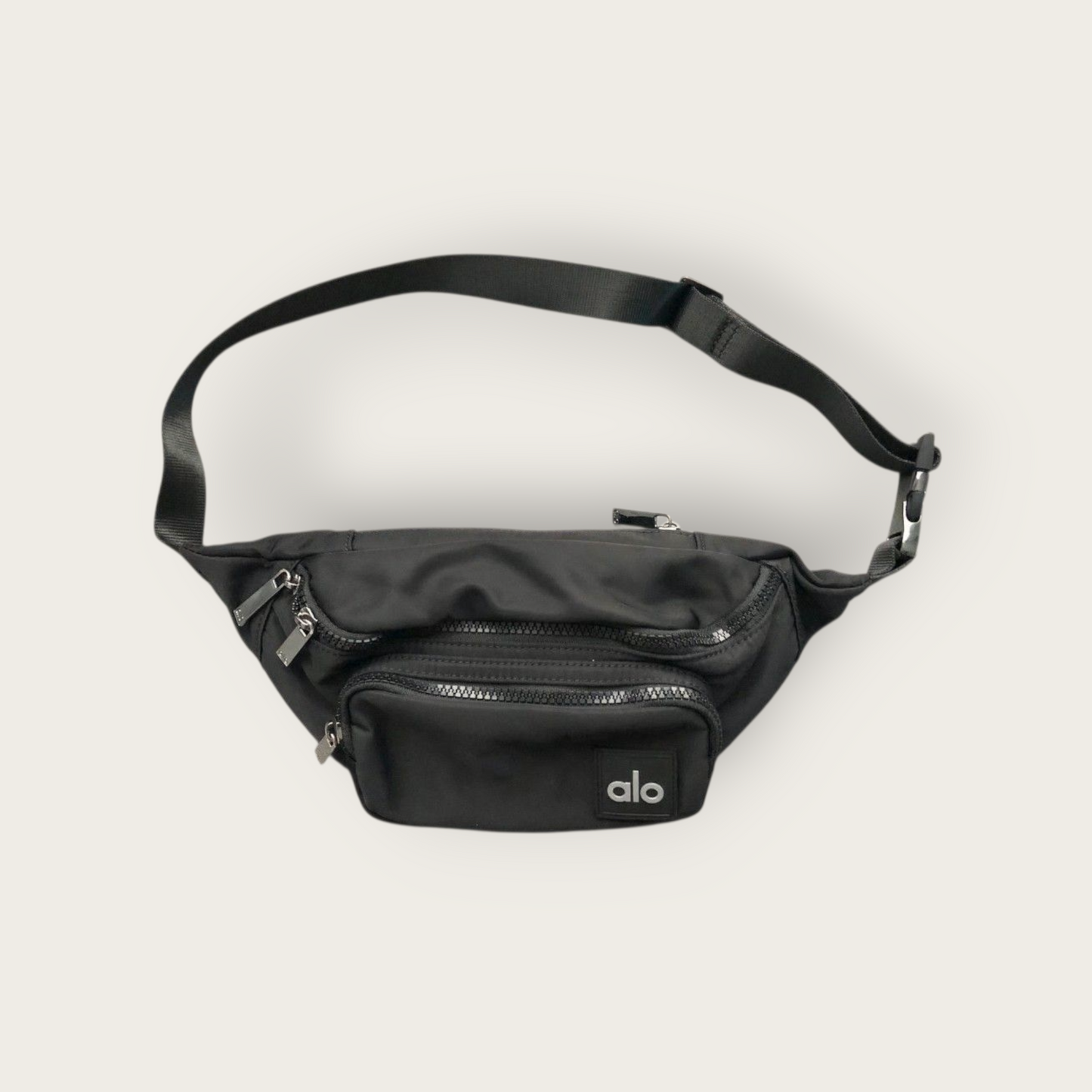 Alo Yoga Black Explorer Fanny Pack