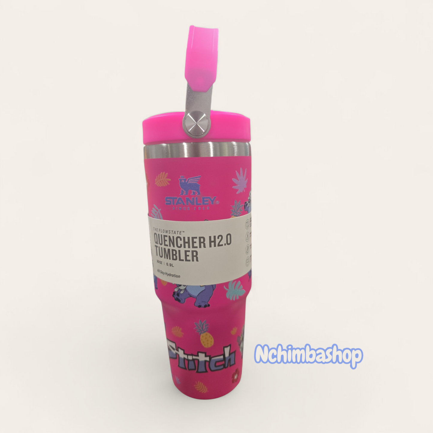 Stitch tumbler cup water 30oz