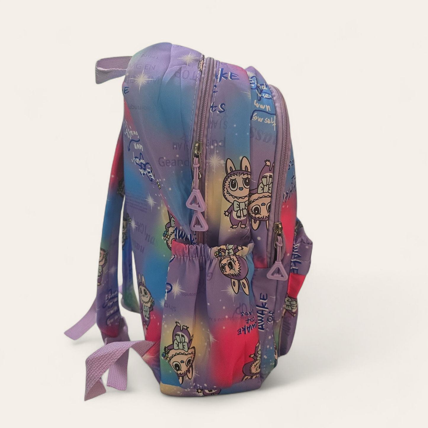 Large capacity Labubu's starts cartoon backpack lightweight students' schoolbags