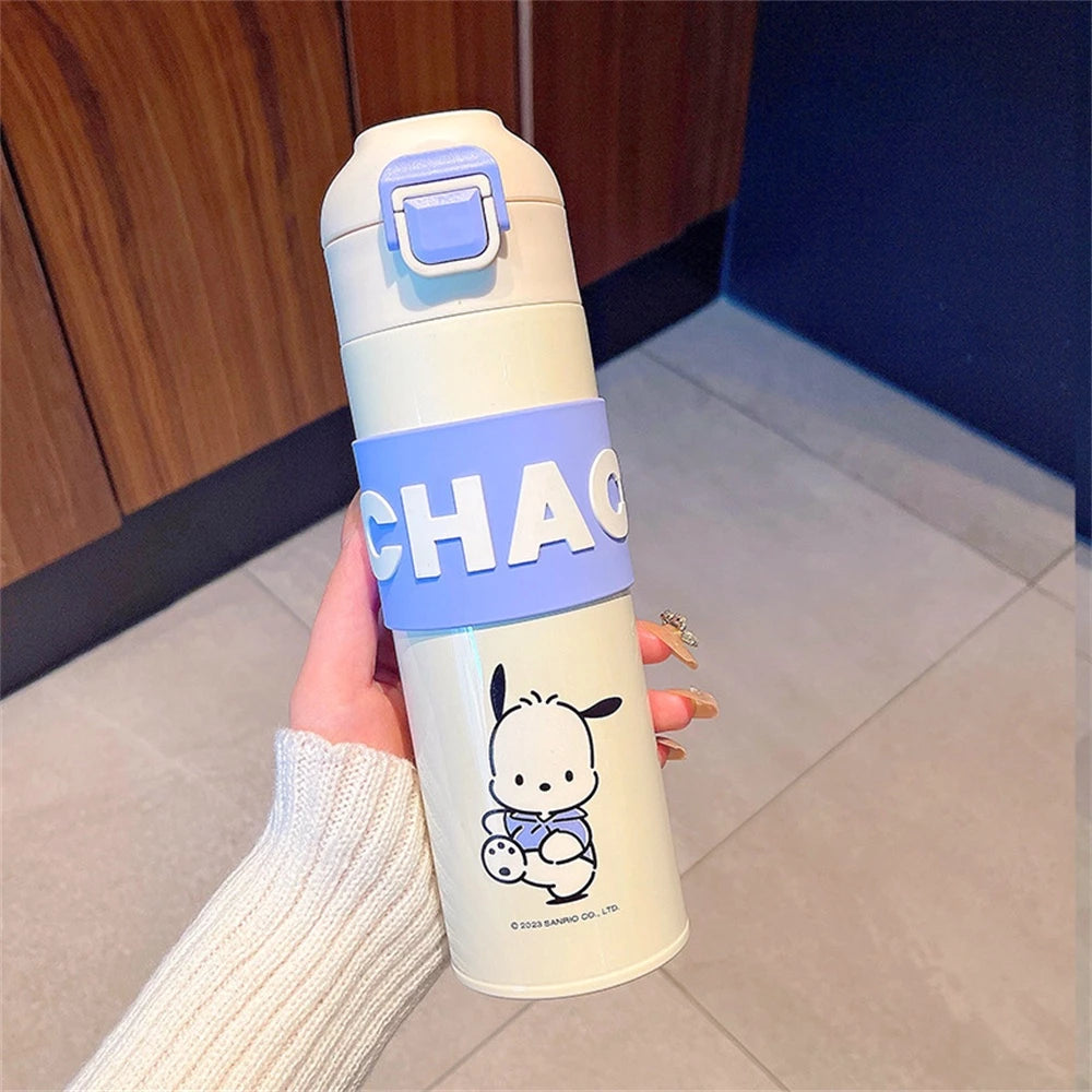 Melody Stainless Steel Insulated Water Bottle 400ml - Pink
