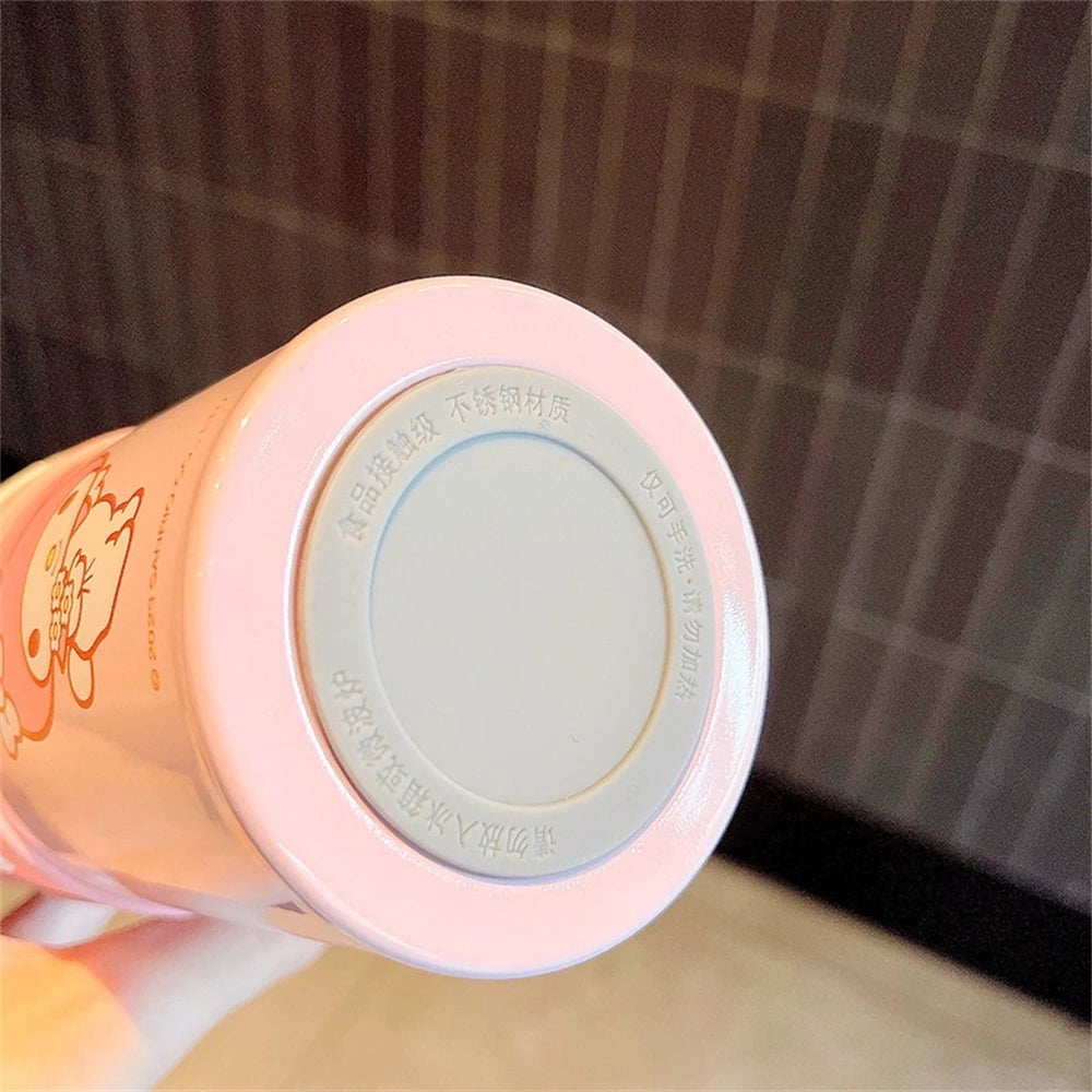 Melody Stainless Steel Insulated Water Bottle 400ml - Pink