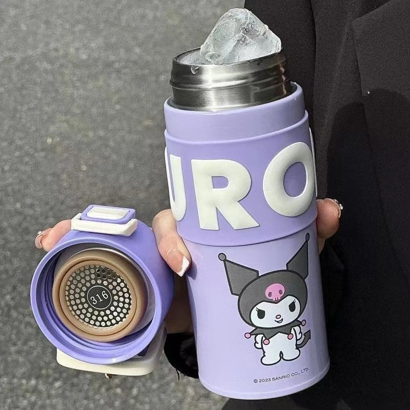 Melody Stainless Steel Insulated Water Bottle 400ml - Pink