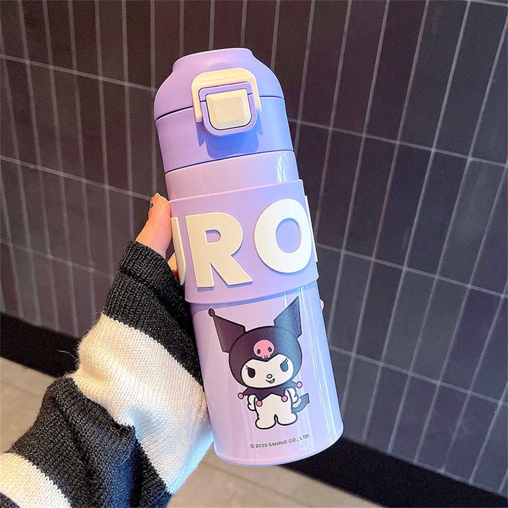 Melody Stainless Steel Insulated Water Bottle 400ml - Pink