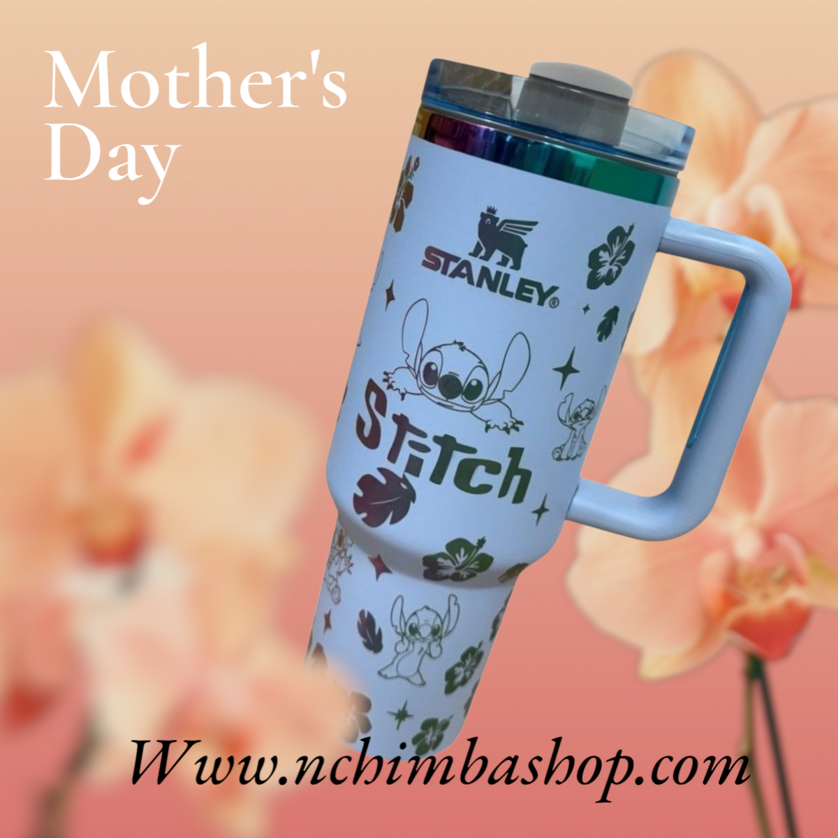 Mothers day special stitch tumbler