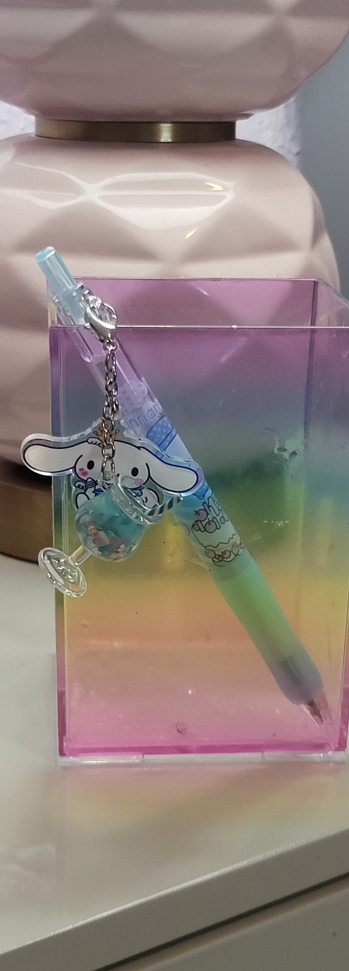 Cinnamorroll pen with dangler