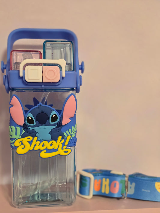 Stitch- themed water bottle