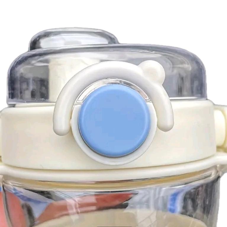Cinamorroll, kuromi, My Melody clear bottle water with carrier and double sip option