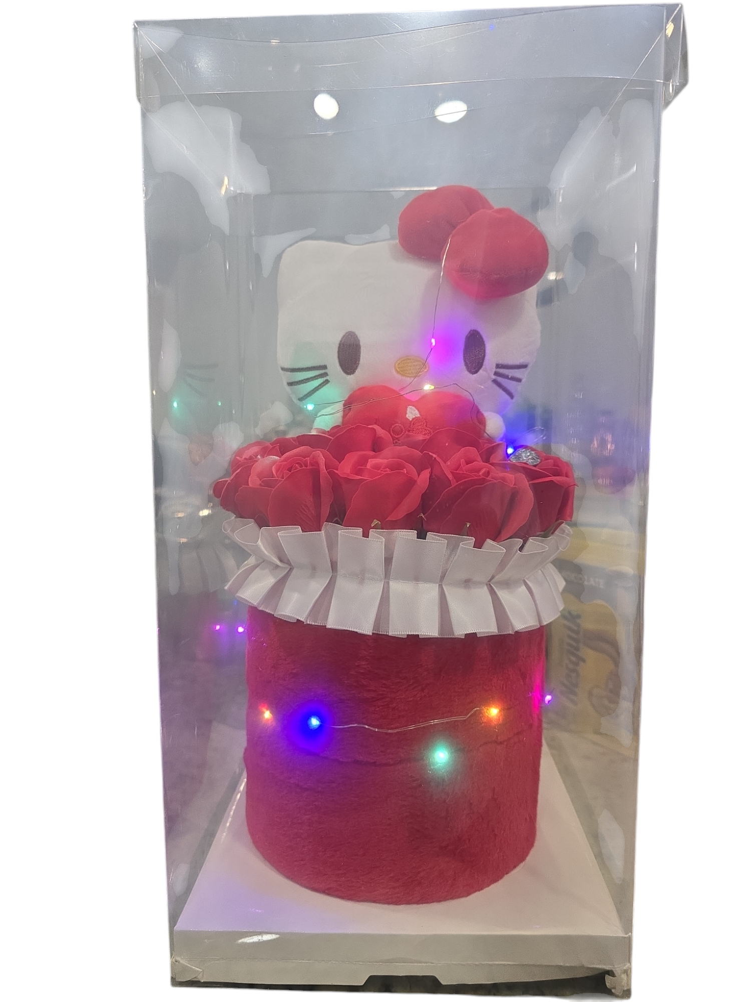 Hello Kitty flower basket with lights and fragrance