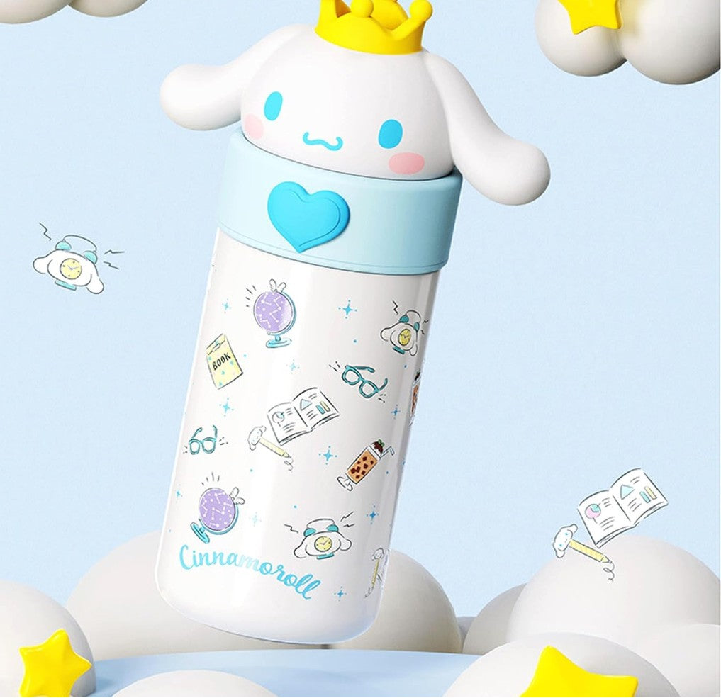 Cinnamoroll Stainless Steel Insulated Water Bottle 350ml - Blue