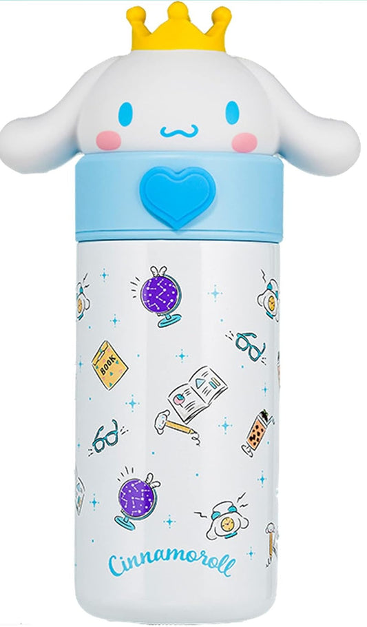 Cinnamoroll Stainless Steel Insulated Water Bottle 350ml - Blue