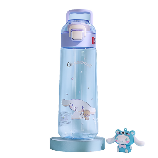 620 ml Cute BPA free tritan water bottle diferent cartoon characters kawaii sanrio 2024 style