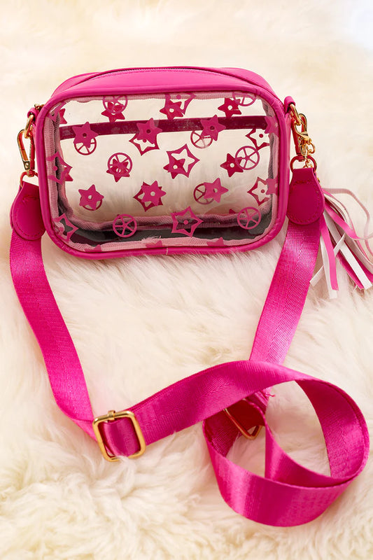 CLEAR CROSSBODY MINI PURSE