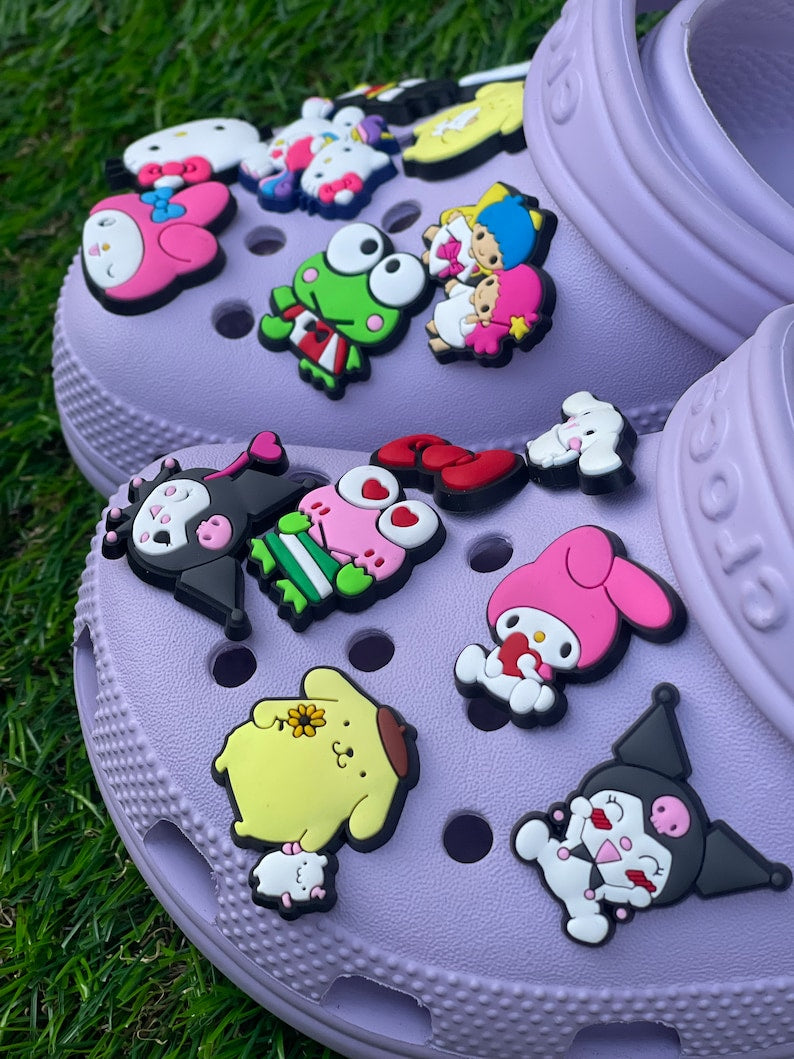 Shoe charms animated cute cinamorrol my melody kuromy