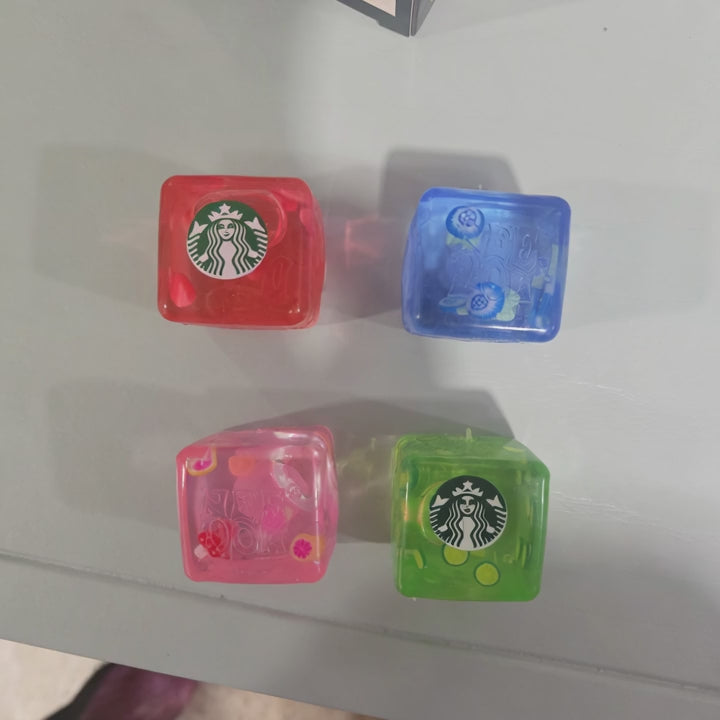 Starbucks NeeDoh "Nice Cube" squishy toys