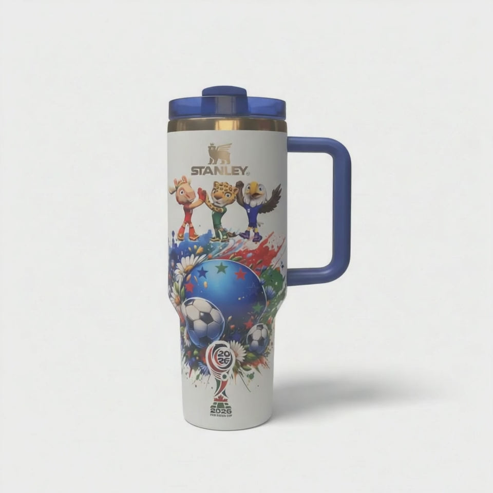 2026 FIFA World Cup mascot cup Tumbler 40oz Custom design