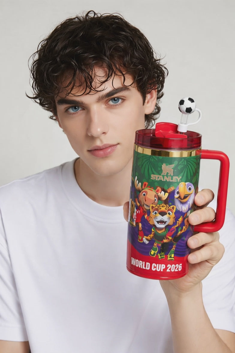 Custom 2026 FIFA World Cup mascot cup Stanley Tumbler 40oz
