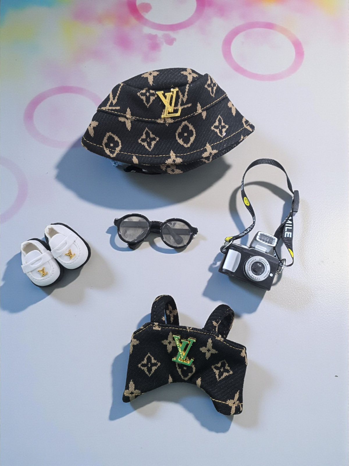 Doll designer clothes Accessories outfit with matching shoes and accessories