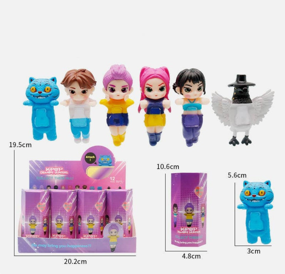 K-Pop Demon Hunters blind box computer monitor decor