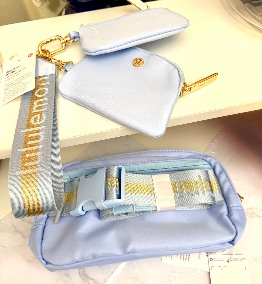Everywhere back plus dual pouch wristlet bundle