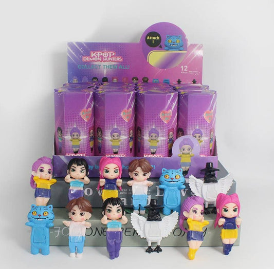 K-Pop Demon Hunters blind box computer monitor decor