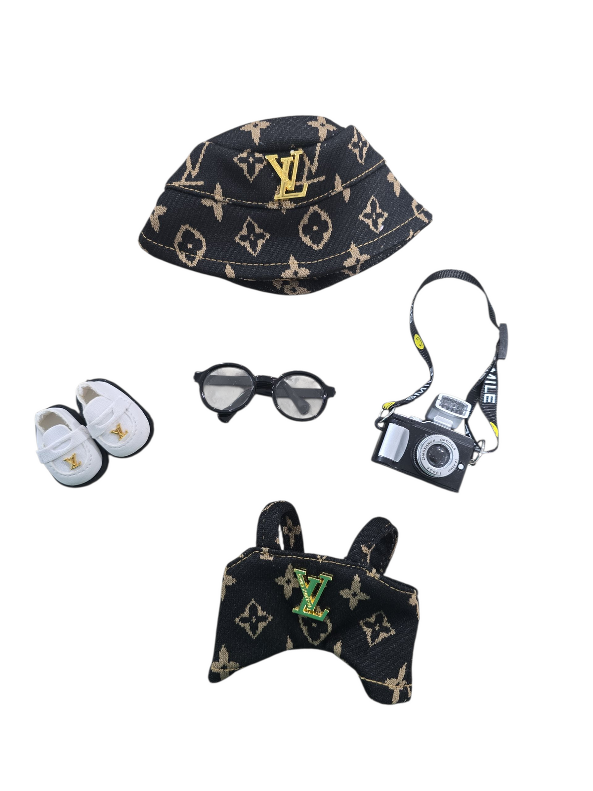 Doll designer clothes Accessories outfit with matching shoes and accessories