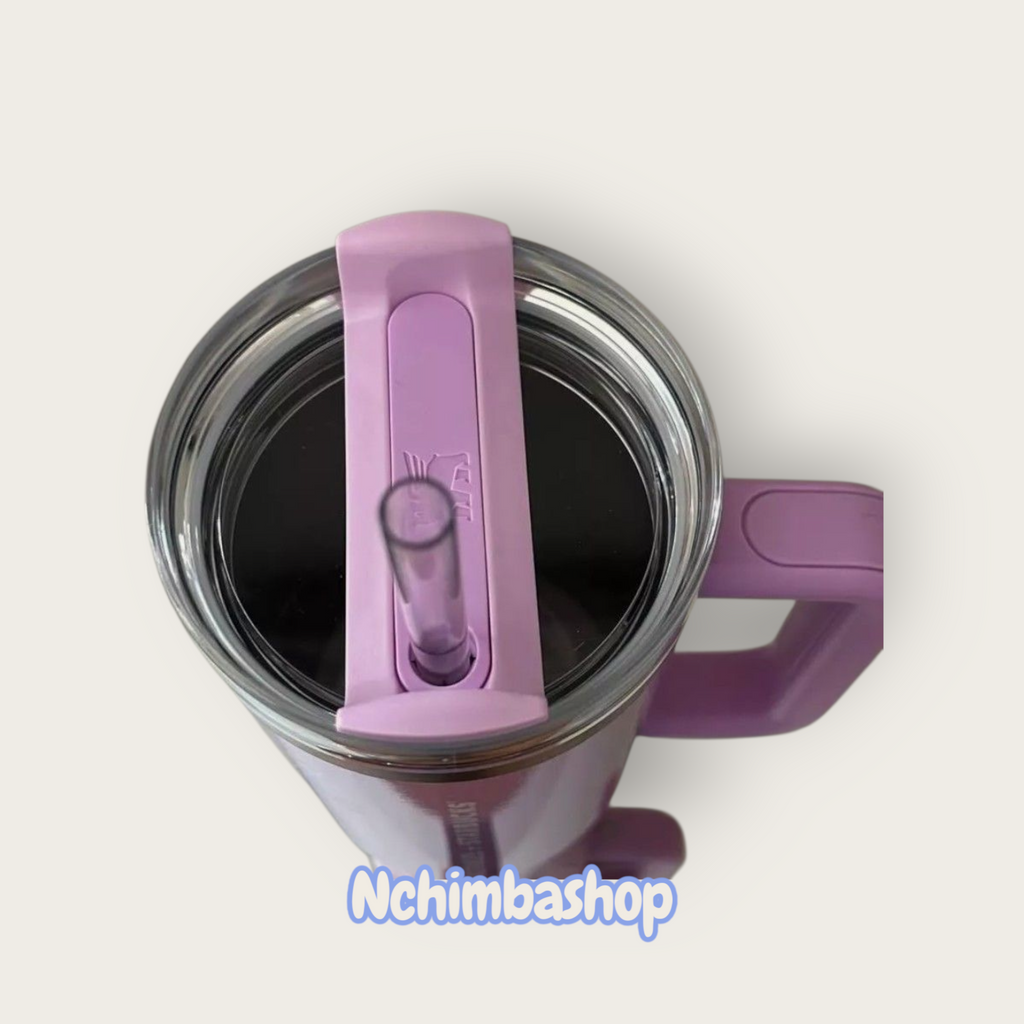 Limited Edition Lavender Sakura 40oz Tumbler Flowstate H2.0