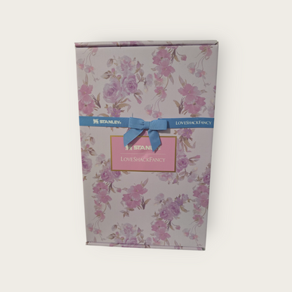 The X LoveShackFancy style  Holiday Quencher | 40 OZ new in box tumbler bottle water vacuum cup stainless steel christmas gift for her