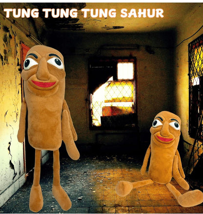 Tung Tung Sahur Italian Brainrot Plush,10 inch animals or AI Plush toy Gift Cute StuffedToy
