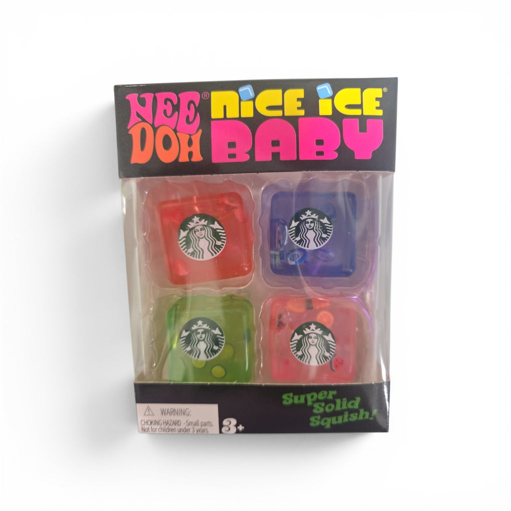 Starbucks NeeDoh "Nice Cube" squishy toys