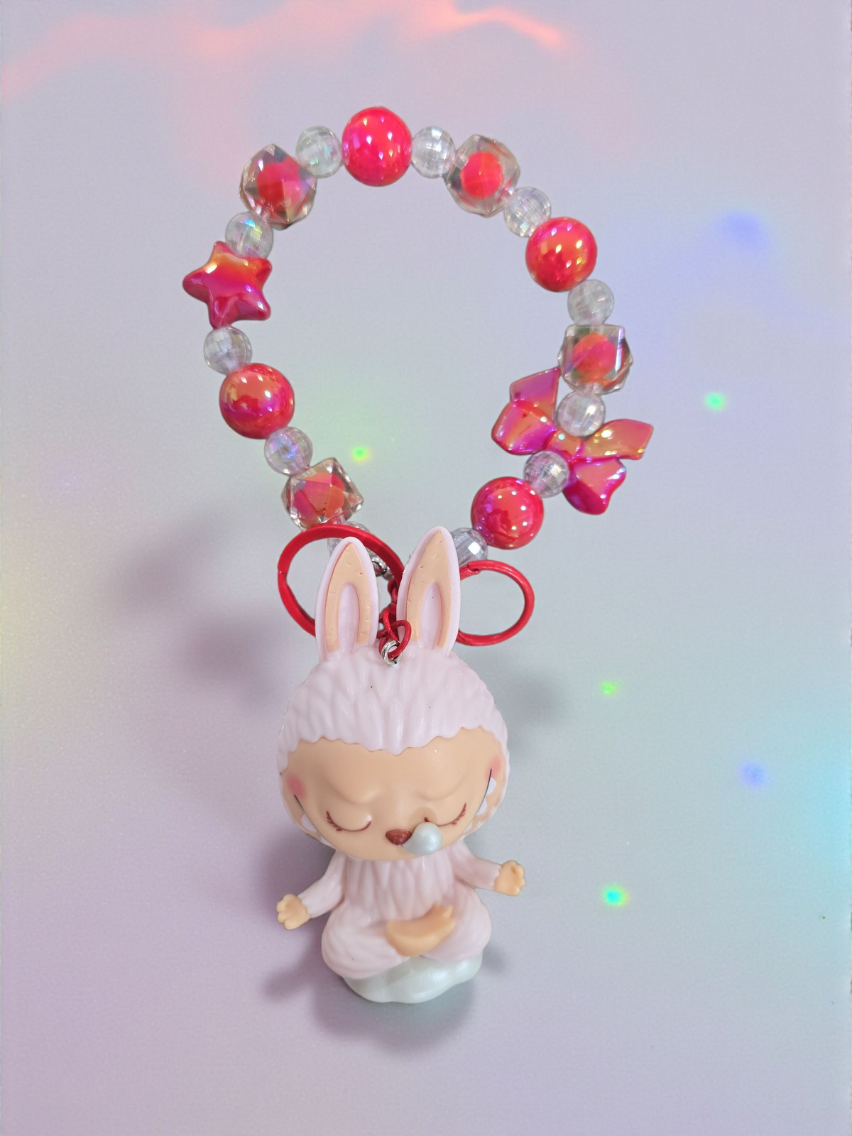 Keychain/Purse Charm/Car Charm beaded unique doll