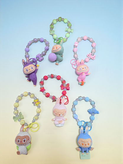 Keychain/Purse Charm/Car Charm beaded unique doll