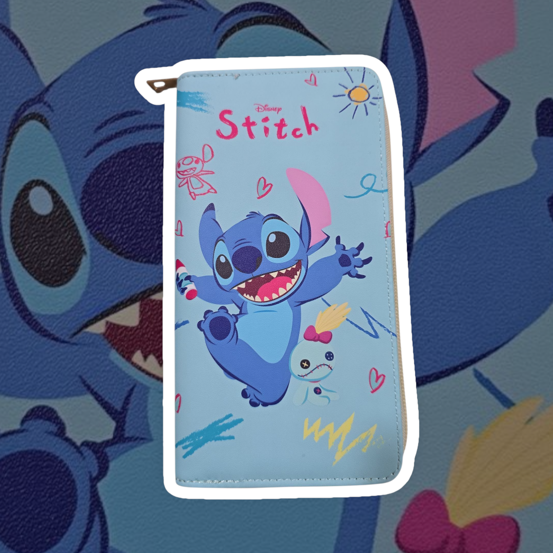 Stitch zipper wallet