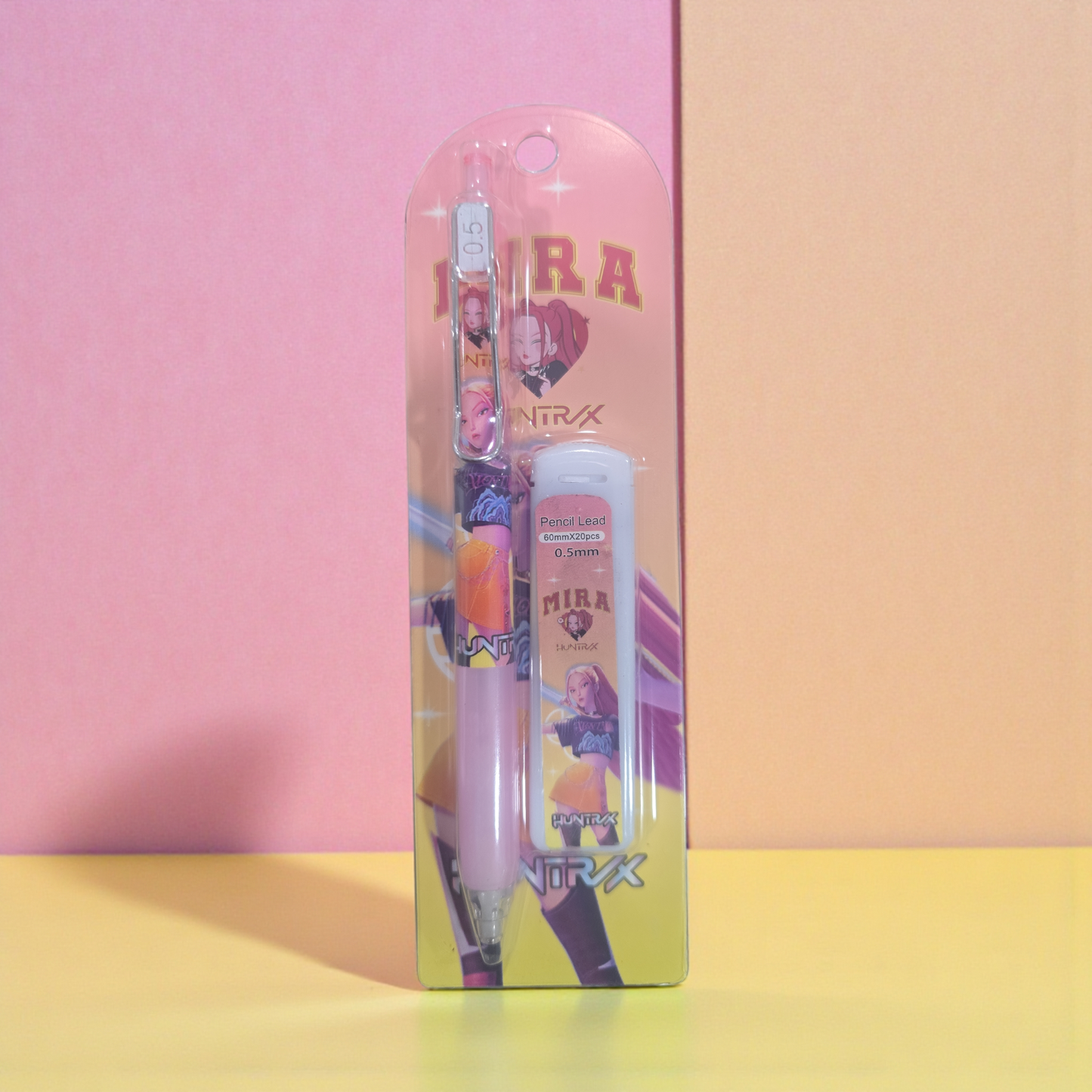 KPOP Demon Hunters Style Mechanical Pencil 4037 Set Cute Anime Stationery Smooth Writing Pen Gift Back to School Must-Have