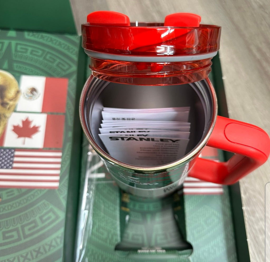 Custom 2026 FIFA World Cup Stanley Tumbler 40oz and Mexico Mascot cup