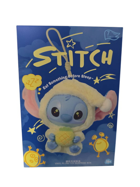Miniso Stitch Eat Something Before Sleep Series Vinyl Figure Confirmed Blind Box