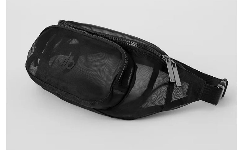Yoga Sheer Fanny Pack black